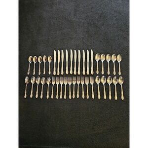 Wm A Rogers Oneida FENWAY DAYDREAM Stainless Flatware Lot 40 Pcs